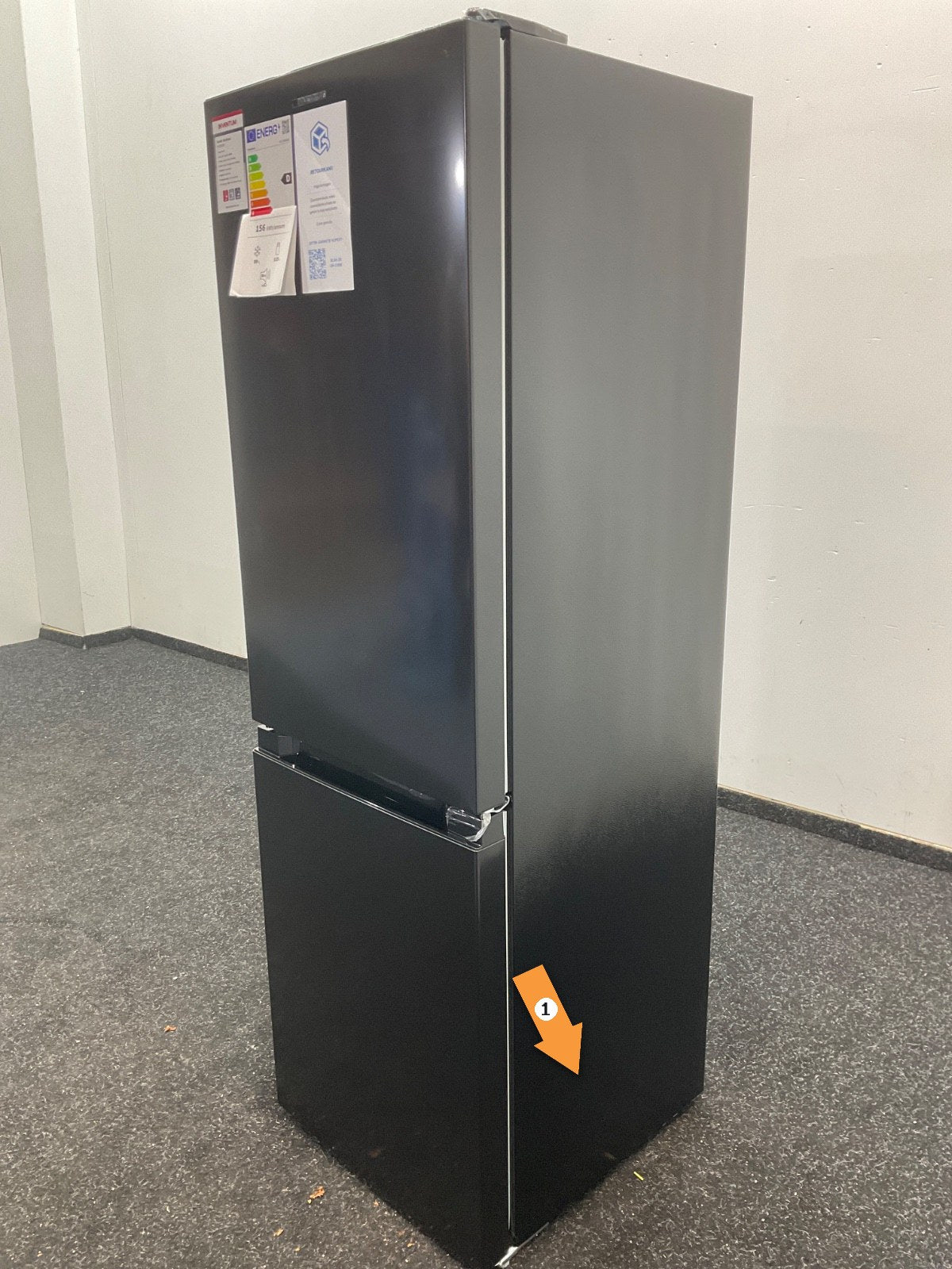 Inventum koelkast KV1500B - Zwart 150cm