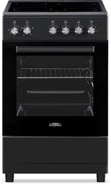 Everglades keramisch fornuis EVCK5120 - Mat Zwart - 50cm
