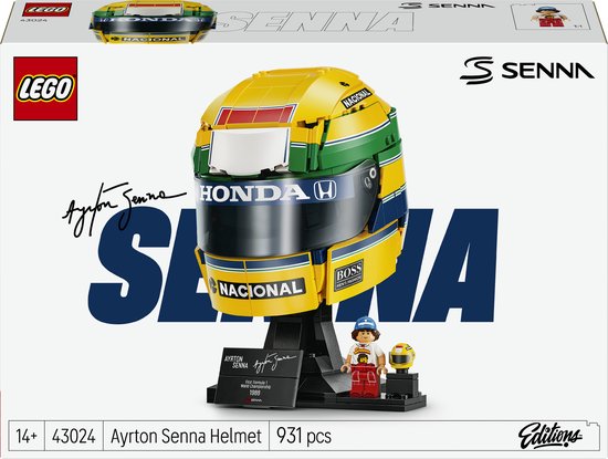 LEGO Editions Helm van Ayrton Senna F1 Auto Helm - 43024