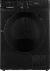 Inventum VDW9030B Wasdroger - 9kg - Warmtepompdroger - UV-hygiënefunctie - Energielabel B - Zwart