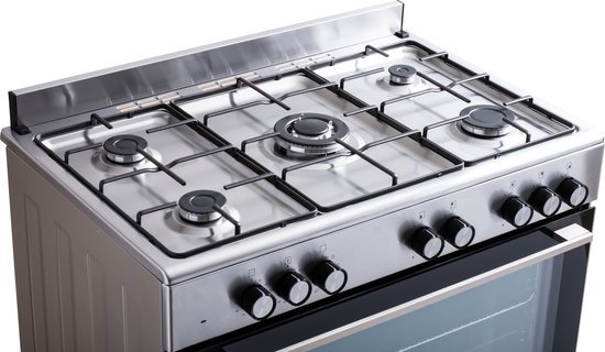 Everglades gasfornuis EVCK9011 - RVS - 90 cm