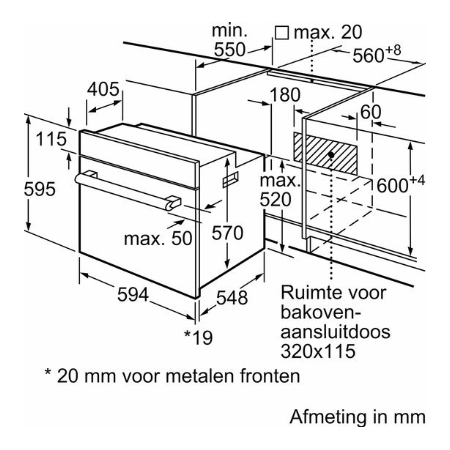 Siemens Fornuis - HK9R3A250 - iQ300 - Keramisch fornuis
