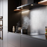 Inventum wandschouw afzuigkap AKB9005ZWA - 90cm - Zwart