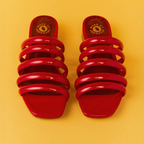 Make my lemonade slipper maat 38 rood 