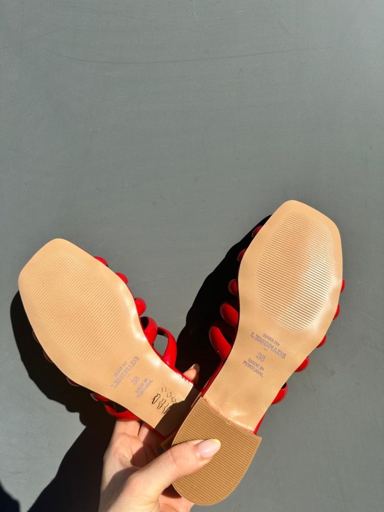 Make my lemonade slipper maat 38 rood 