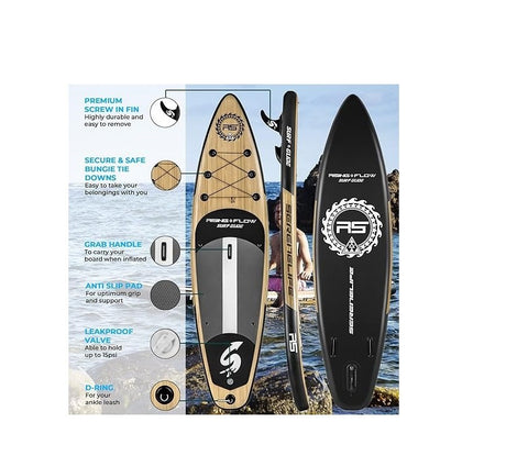 SereneLife Extra Stevig Paddle Board