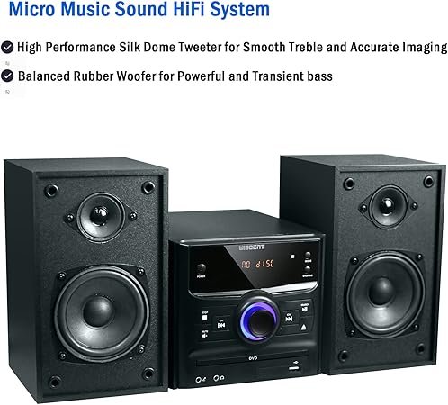 WISCENT micro-hifi-stereo-installatie 