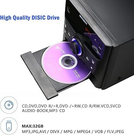 WISCENT micro-hifi-stereo-installatie 