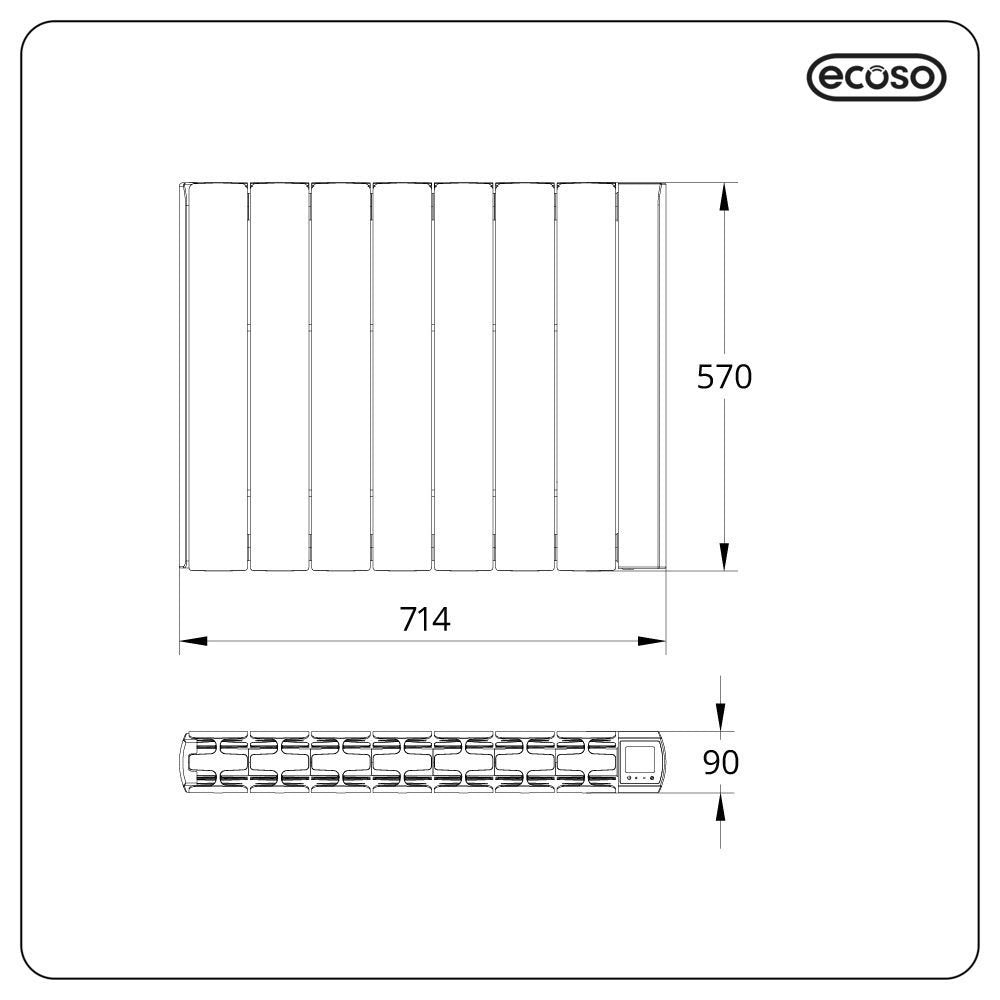 ECOSO Tuc slimme elektrische verwarming 