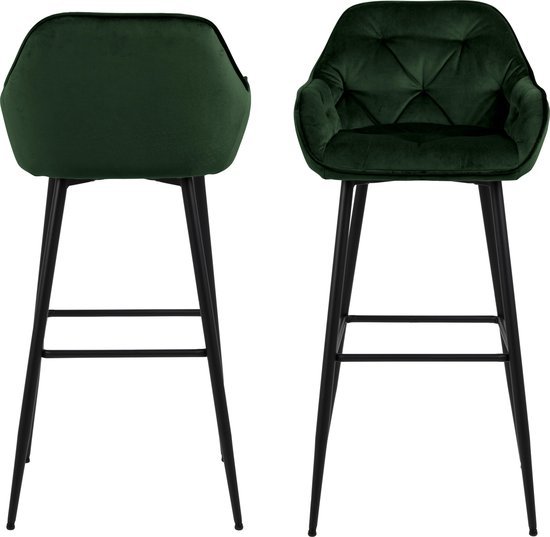 Barkruk Zion Groen set van 2