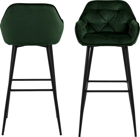 Barkruk Zion Groen set van 2