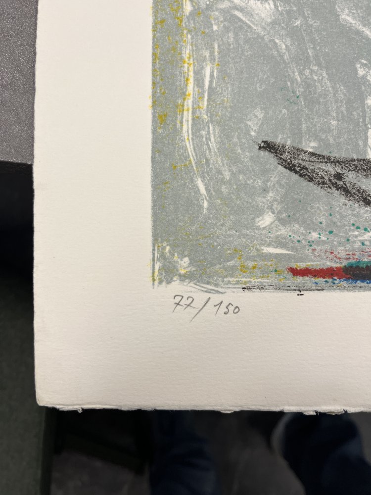 Mogens Balle kleurenlitho 72/150