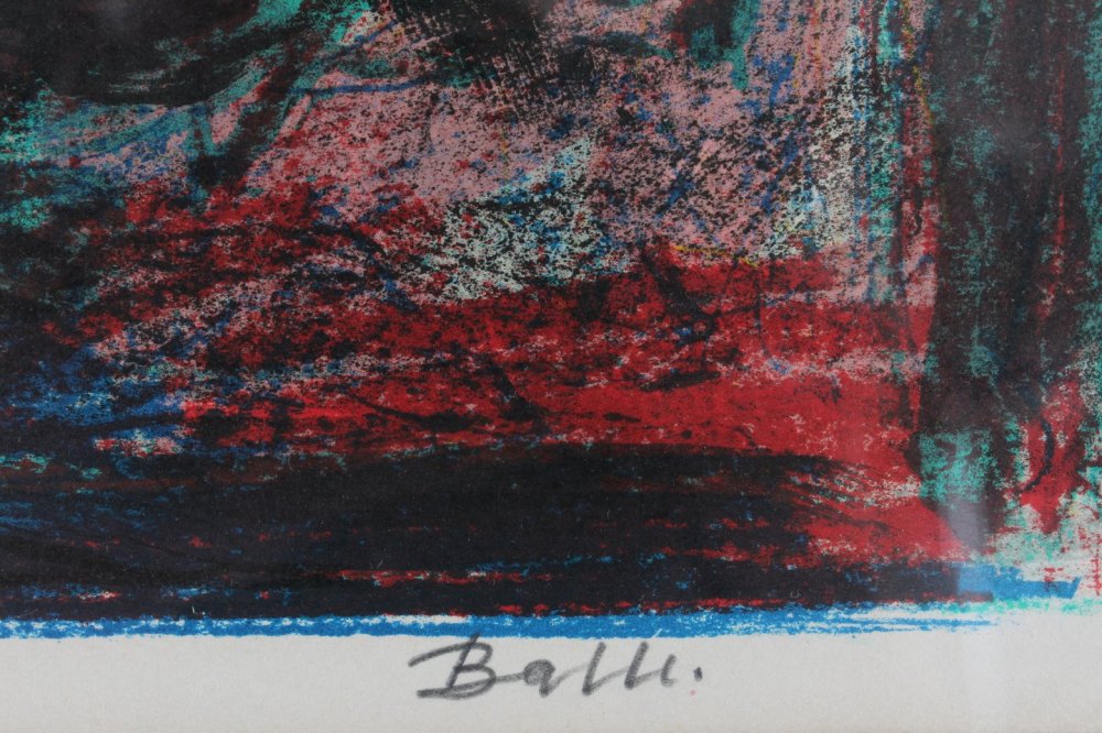 Mogens Balle kleurenlitho 72/150