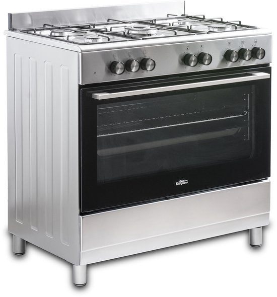 Everglades gasfornuis EVCK9011 - RVS - 90 cm