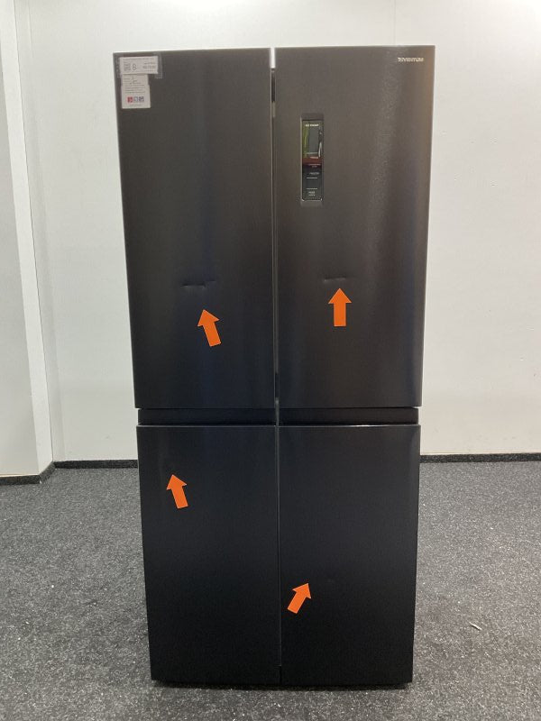 Inventum Amerikaanse koelkast SKV4180B - Zwart