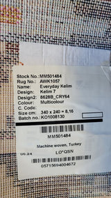 Rezas Everyday Kelim 7 kleed 240x340 cm