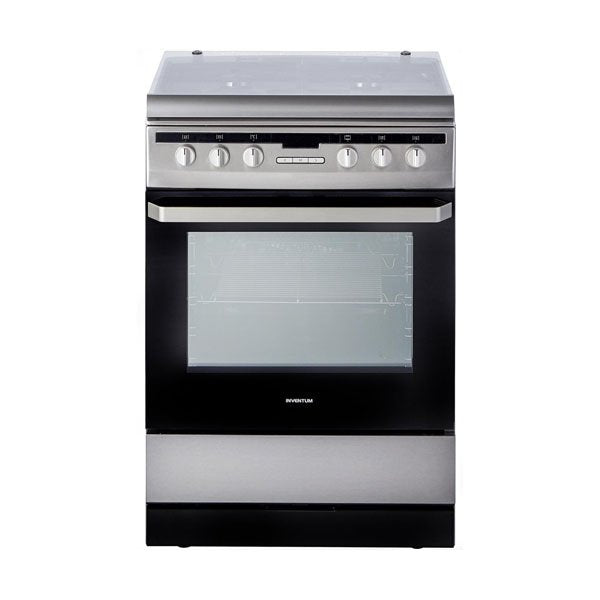 Inventum gasfornuis VFG6034WGRVS - Vrijstaand