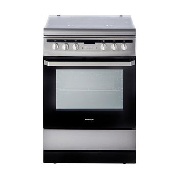 Inventum gasfornuis VFG6034WGRVS - Vrijstaand