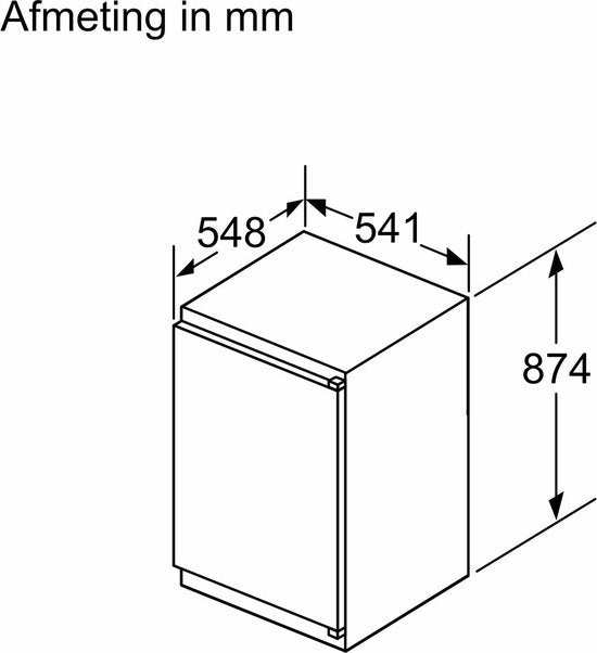 Siemens inbouwkoelkast KI21RNSE0 - iQ100