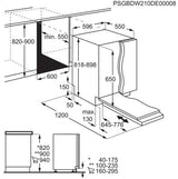 AEG inbouwvaatwasser FSB34707Z - 3000 serie