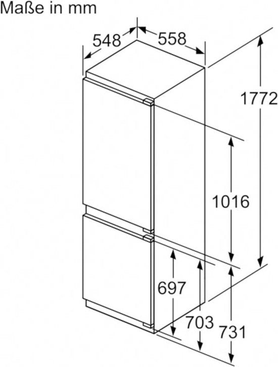 Bosch inbouw koelkast KIN86ADD0 - Serie 6