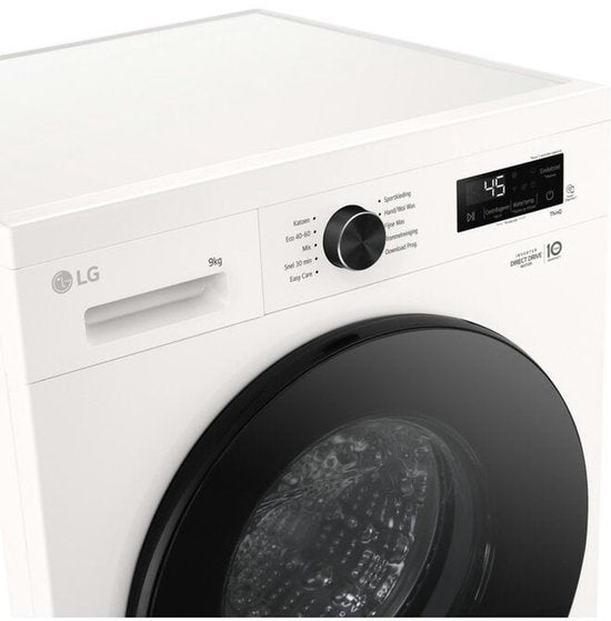 LG was‑droogcombinatie W4X1095NWB - 9/5 kg - Wit