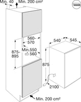 ETNA Inbouw koelkast KKS5088 - met sleepdeur 