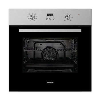 Inventum inbouwoven IOH6070RK - RVS/Zwart