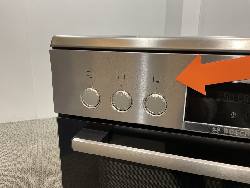 Bosch keramisch fornuis HKR39C250 - RVS