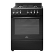 Everglades gasfornuis EVCK6012 - Mat Zwart - 60cm