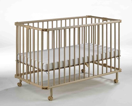 Mayla - foldable baby bed - kleur ZWART