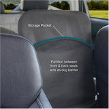 Kurgo - Honden achterbankbrug - 132x40cm - omkeerbaar in beige en zwart