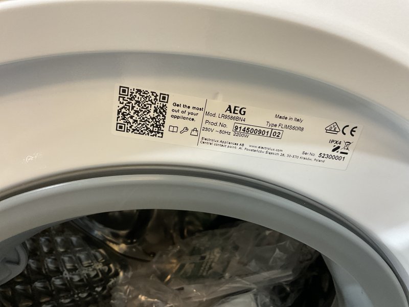 AEG wasmachine LR9586BN4 - 9000 serie - NL/FR