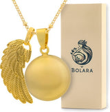 Bolara Zwangerschapsketting met Babybel - Goudkleurig met Vleugel