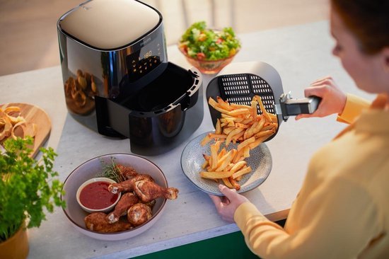 Philips Airfryer Essential 3000 Series - HD9252/70 - 4 liter (L)- Hetelucht friteuse - Digitaal display - Warmhoudfunctie