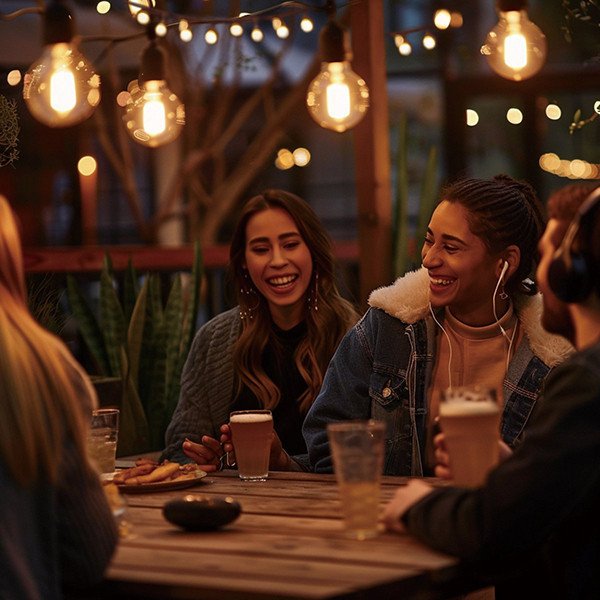 Calex lichtsnoer 30 meter | 2700K | 50 lampjes | IP44 | 12W