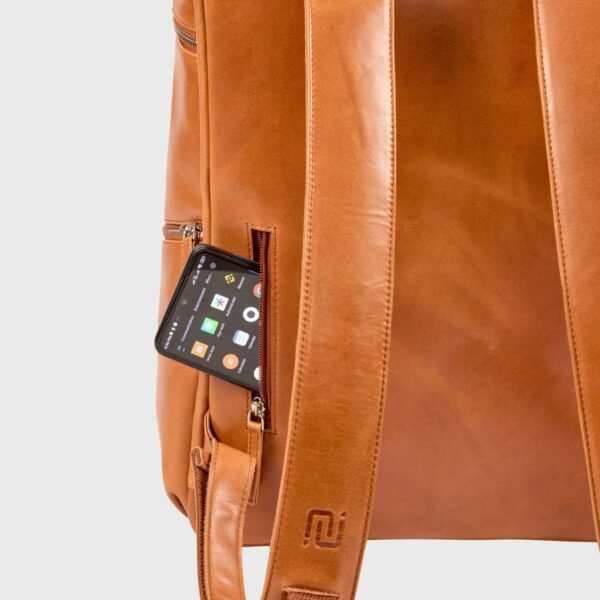 Negotia Leather Alpha Travel Rugzak - Kleur Bruin