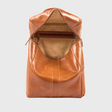 Negotia Leather Alpha Travel Rugzak - Kleur Bruin