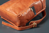 Negotia Leather Alpha Travel Rugzak - Kleur Bruin