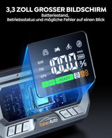 YaberAuto Starthulp powerbank met 160 psi compressor, 6500 A starter powerbank