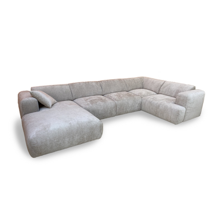 Hoekbank Nube U-shape Silver