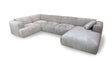 Hoekbank Nube U-shape Silver