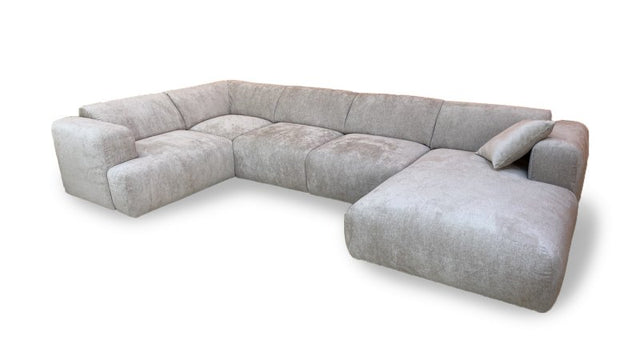 Hoekbank Nube U-shape Silver