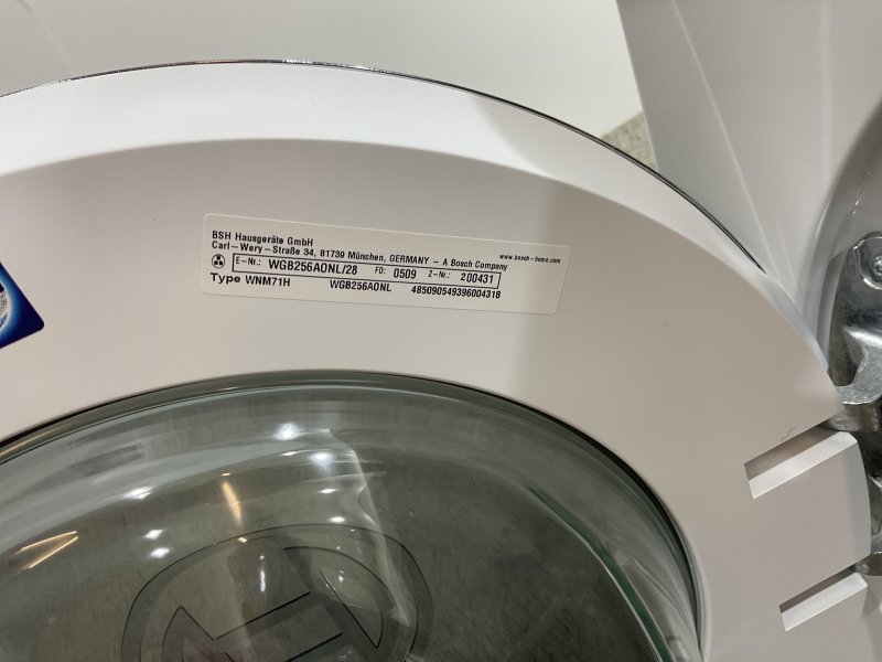 Bosch wasmachine WGB256AONL - Serie 8 - met stoom