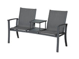 Tete-a-Tete aluminium tuinbank Felix - kleur antraciet