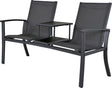 Tete-a-Tete aluminium tuinbank Felix - kleur antraciet