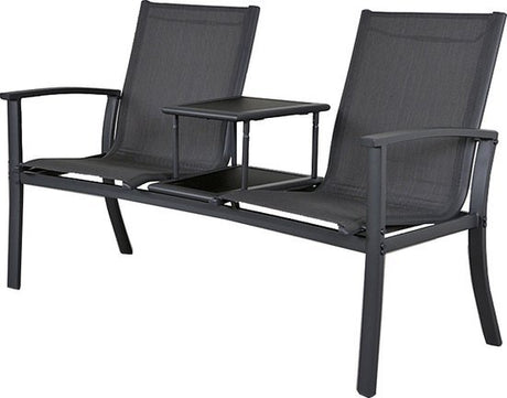 Tete-a-Tete aluminium tuinbank Felix - kleur antraciet