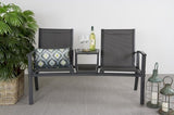 Tete-a-Tete aluminium tuinbank Felix - kleur antraciet