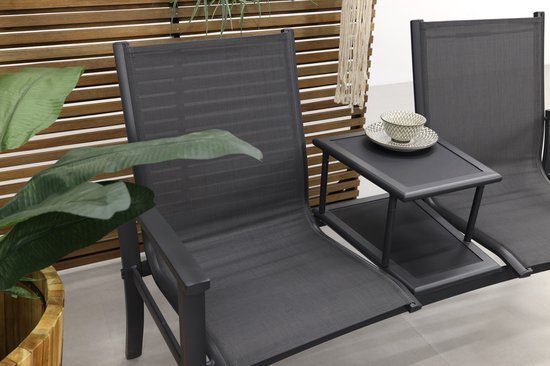 Tete-a-Tete aluminium tuinbank Felix - kleur antraciet