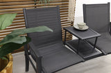 Tete-a-Tete aluminium tuinbank Felix - kleur antraciet